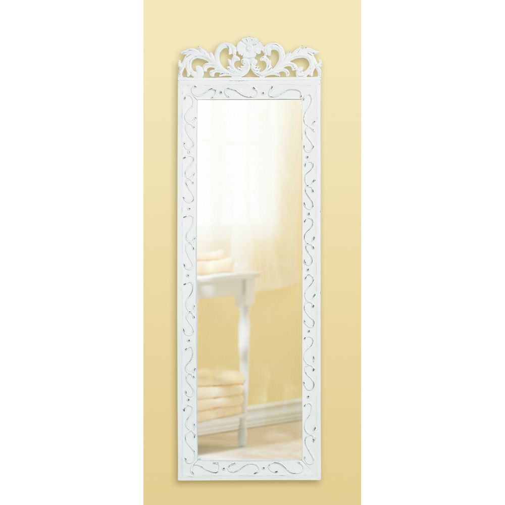 White Wood Wall Mirror Wholesale At Koehler Home Decor Inside White Wall Mirrors (Photo 6 of 15)