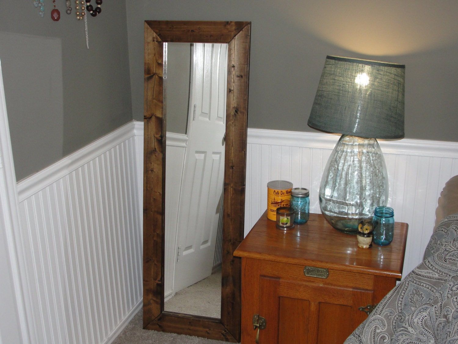 Wood Framed Full Length Mirror With Regard To Full Length Wall Mirrors (View 10 of 15)