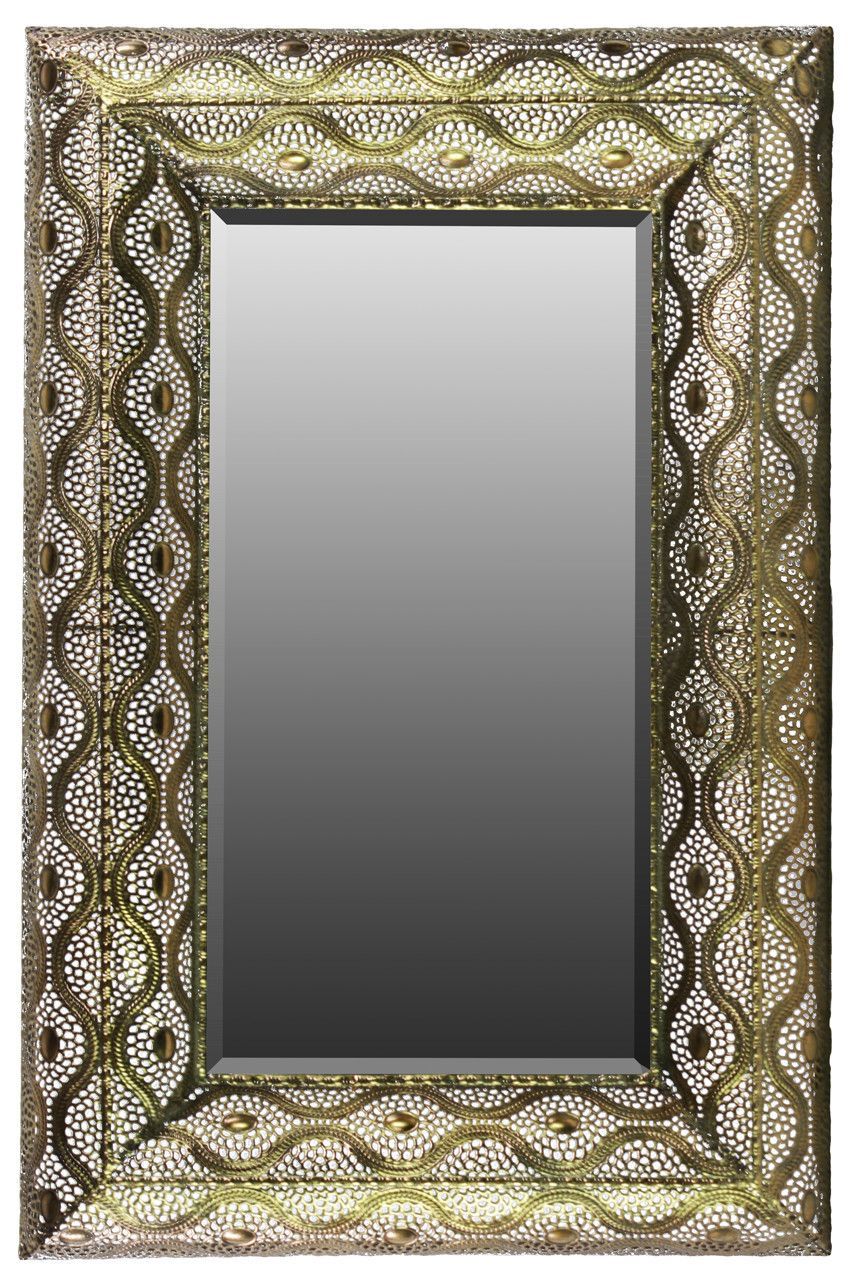 Wynn Wall Mirror | Gold Mirror Wall, Gold Wall Decor, Gold Metal Wall Art Intended For Gold Modern Luxe Wall Mirrors (View 11 of 15)