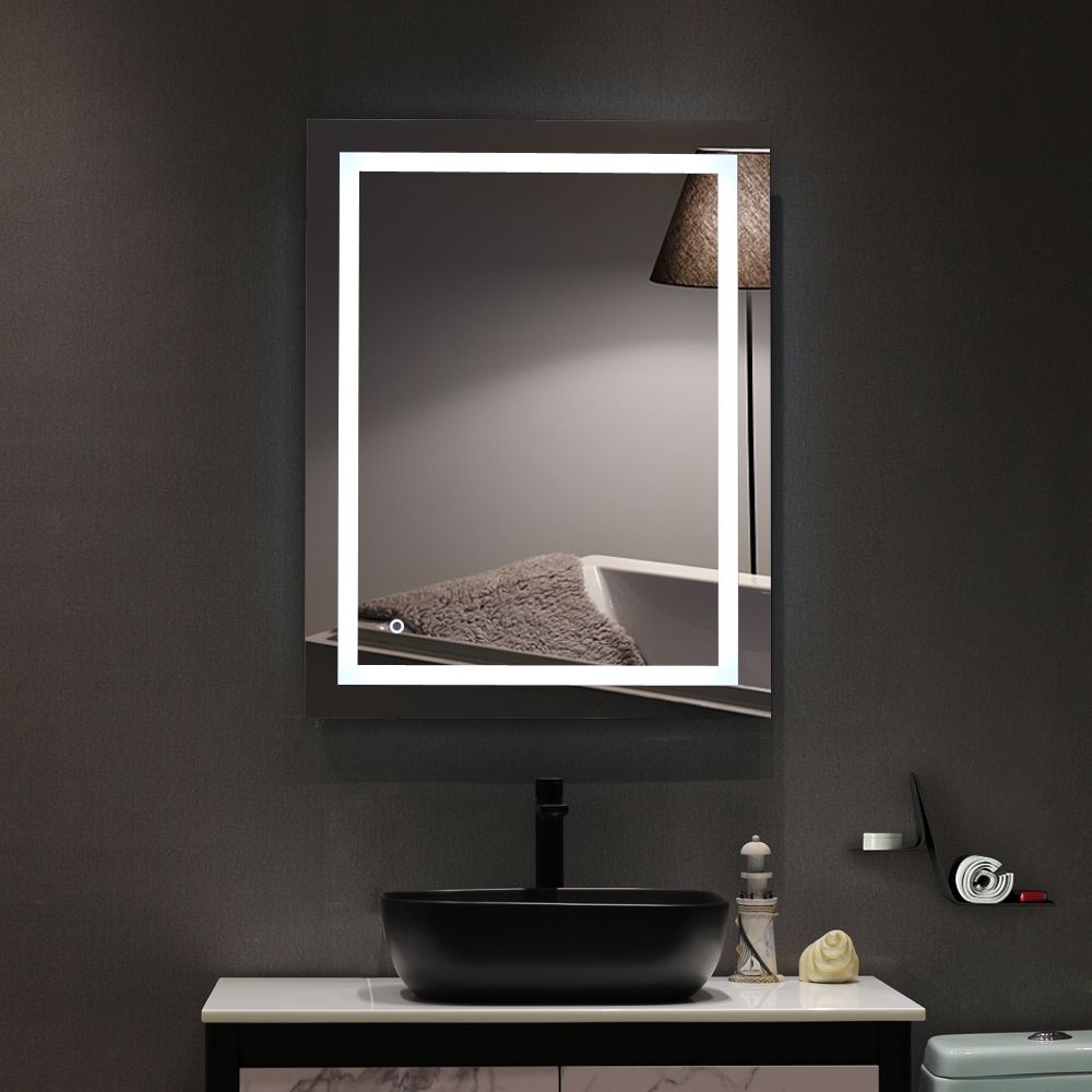 Zimtown Light Strip Touch Led Bathroom Mirror Anti Fog 36X28 In Intended For Led Backlit Vanity Mirrors (View 8 of 15)