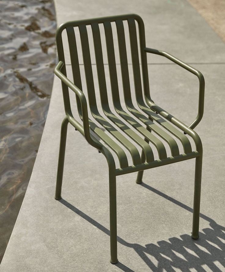 10 Easy Pieces: Sage Green Outdoor Chairs For The Parisian Garden Regarding Green Steel Indoor Outdoor Armchair Sets (View 10 of 15)
