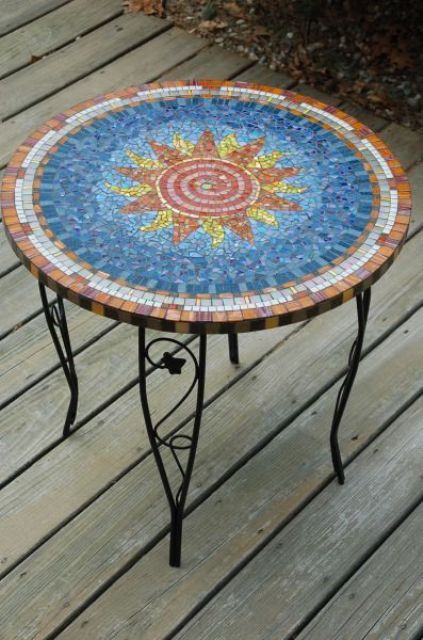 5 Hottest Outdoor Decor Trends And 30 Examples – Digsdigs Regarding Ocean Mosaic Outdoor Accent Tables (View 15 of 15)