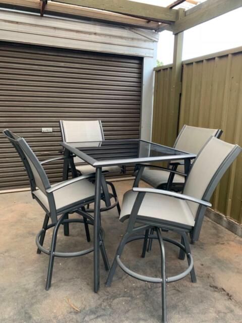 5 Piece Outdoor Bar Setting | Outdoor Dining Furniture | Gumtree With Regard To 5 Piece Outdoor Bar Tables (View 6 of 15)
