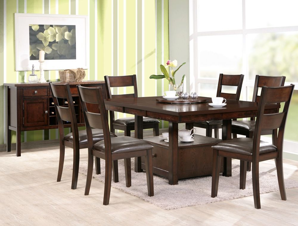 9 Piece Dining Room Sets Square Throughout 9 Piece Square Dining Sets (View 5 of 15)
