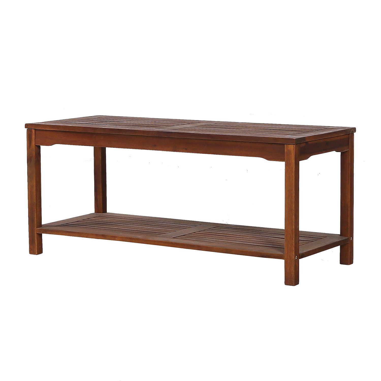 Acacia Wood Patio Coffee Table – Pier1 Imports With Regard To Natural Dark Oil Acacia Outdoor Arm Chairs (View 4 of 15)