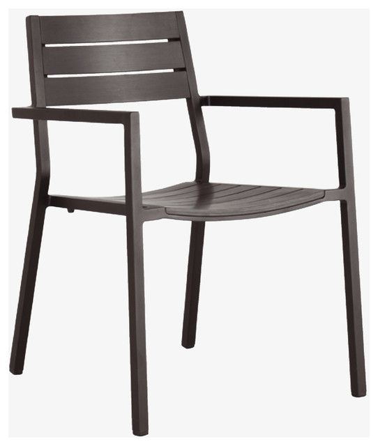 Belize Metal Black Garden Armchair – Habitatuk – Modern – Outdoor In Black Outdoor Modern Chairs Sets (View 12 of 15)