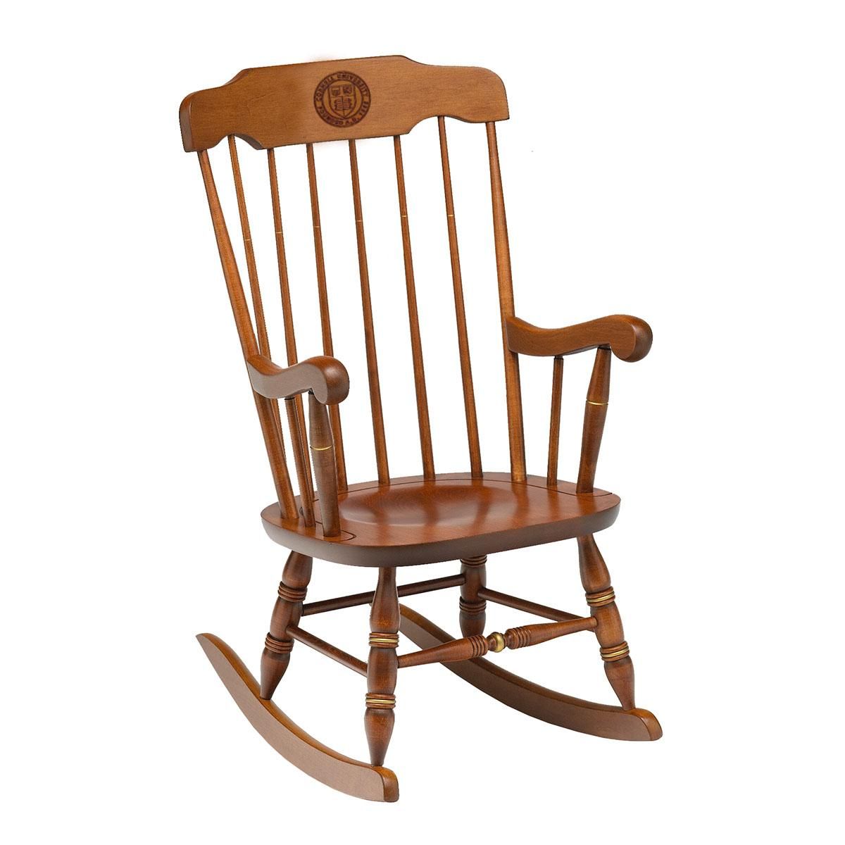 Boston All Cherry Wood Rocking Chair Within Dark Natural Rocking Chairs (View 7 of 15)