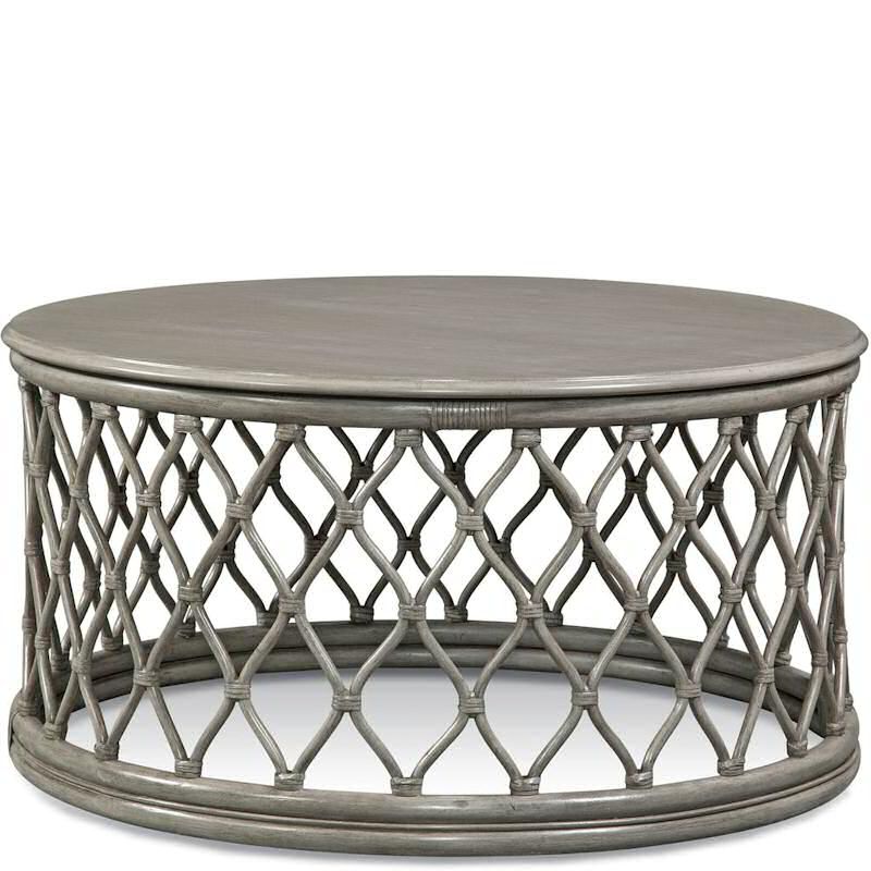 Braxton Culler Santa Cruz Cocktail Table 1028 070 | Rattan Wicker Furniture Regarding White Outdoor Cocktail Table And Chair Sets (View 11 of 15)