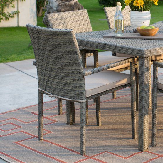 Coral Coast South Isle All Weather Wicker Natural Patio Dining Arm With Regard To Natural Woven Coastal Modern Outdoor Chairs Sets (View 12 of 15)