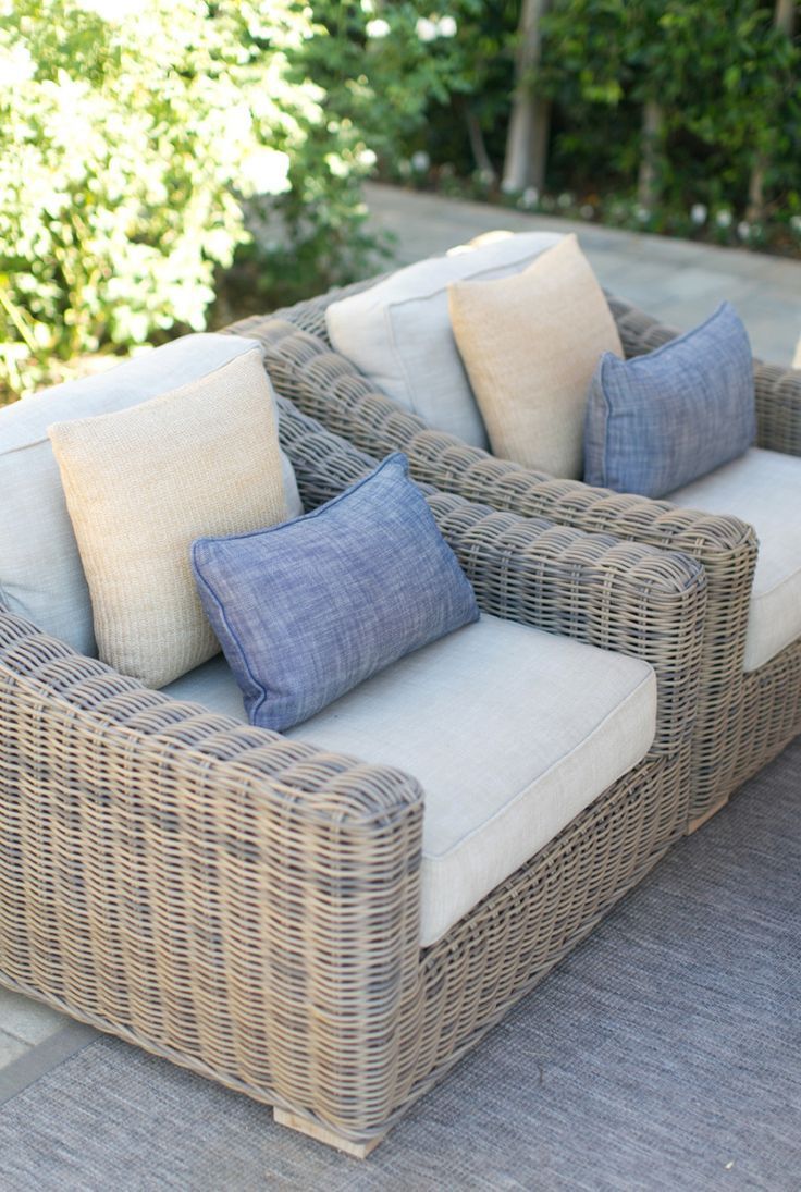 French Country Home | Rattan Garden Furniture, Outside Furniture Pertaining To Black Weave Outdoor Modern Dining Chairs Sets (View 10 of 15)