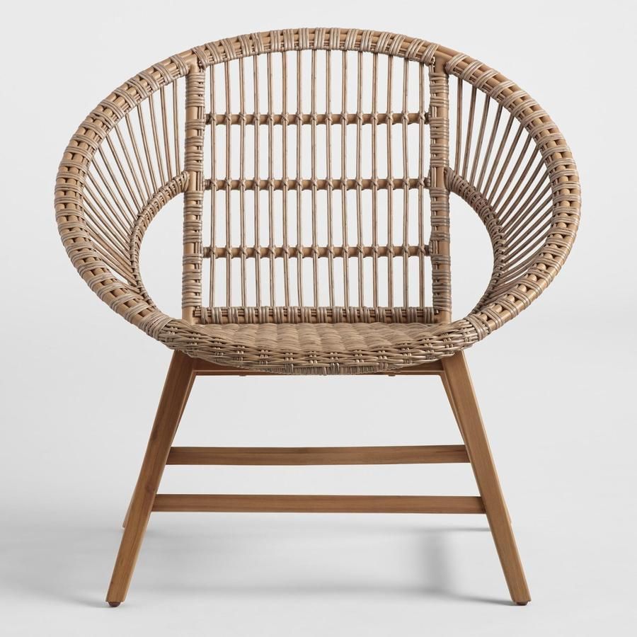 Indoor Outdoor Boho Natural Wicker Chair | Outdoor Wicker Chairs, Round In Natural Woven Outdoor Chairs Sets (View 13 of 15)