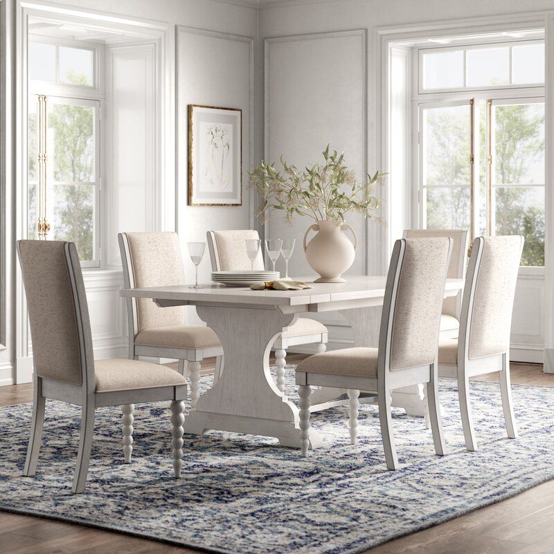 Kelly Clarkson Home Jaclin 7 Piece Extendable Dining Set & Reviews With 7 Piece Extendable Dining Sets (View 13 of 15)