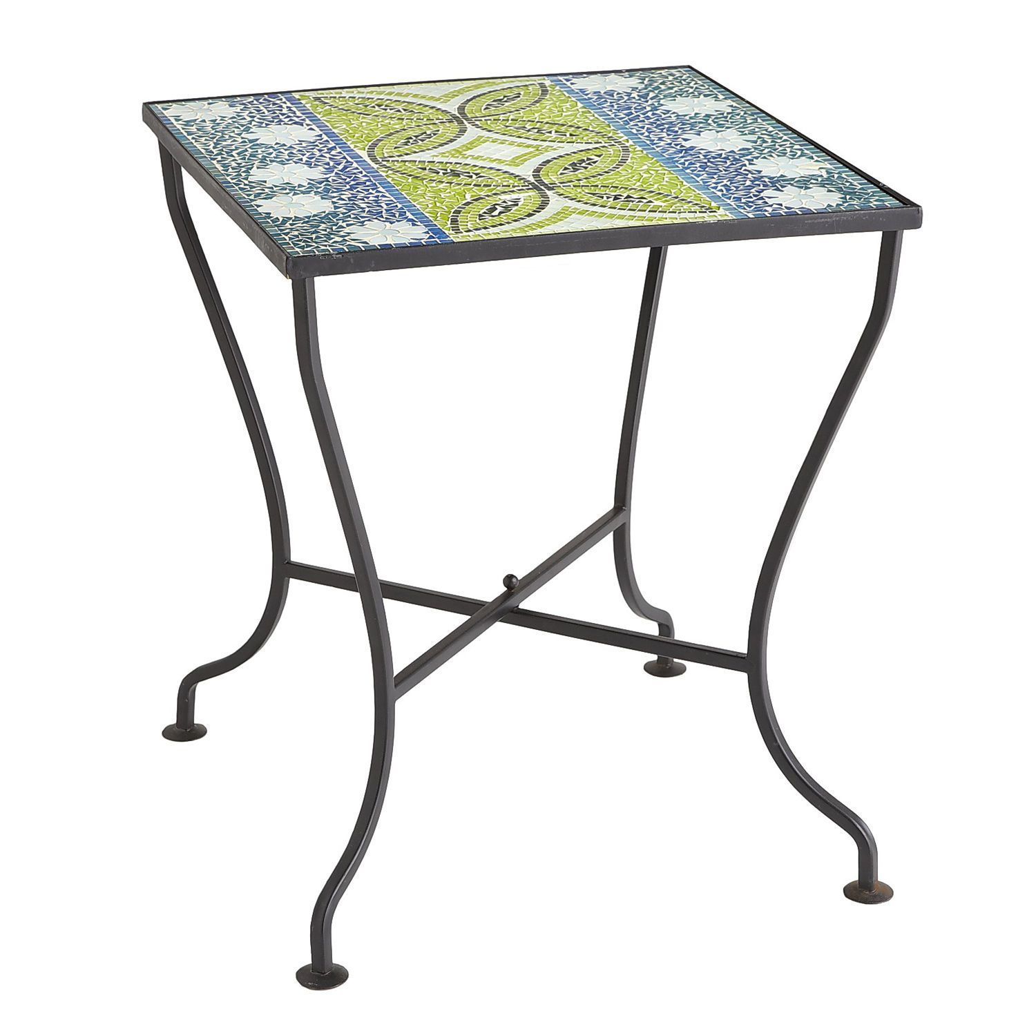 Lani Mosaic Accent Table | Pier 1 Imports | Mosaic Accent Table Throughout Mosaic Outdoor Accent Tables (View 13 of 15)