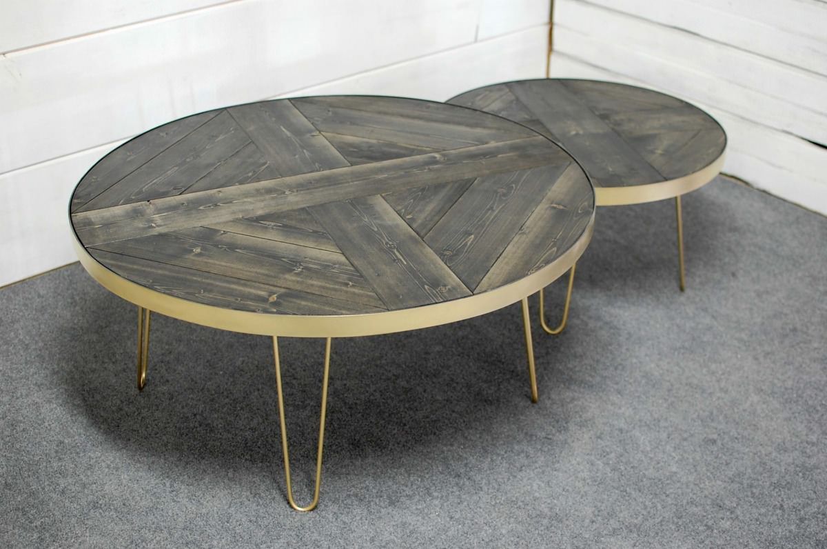 Mid Century Nesting Coffee Tables • Southern Sunshine Within Gray Wood Outdoor Nesting Coffee Tables (View 11 of 15)