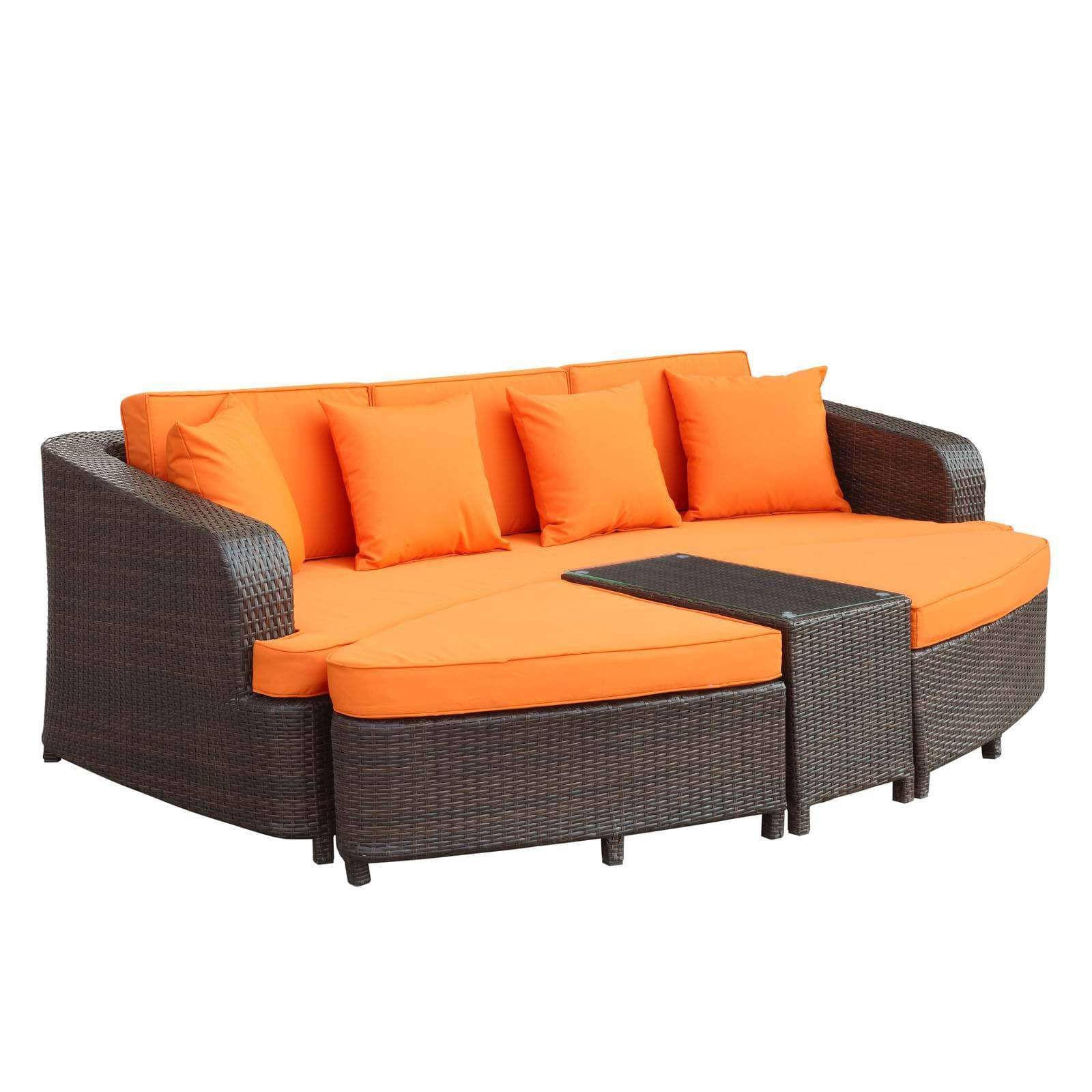 Modterior :: Outdoor :: Sectional Sets :: Monterey 4 Piece Outdoor Throughout 4 Piece Outdoor Sectional Patio Sets (View 8 of 15)
