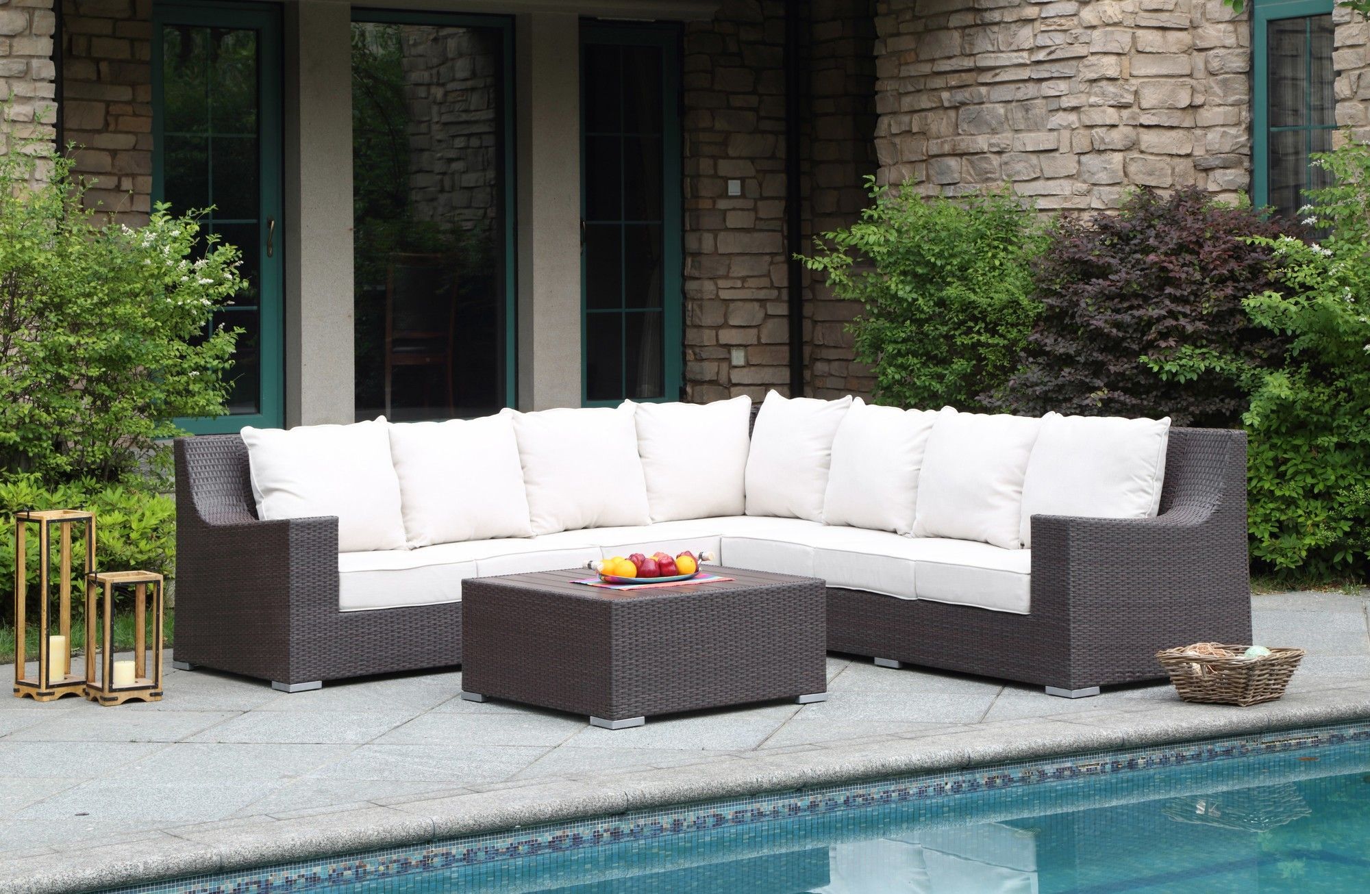 Panama 4 Piece Deep Seating Group | Outdoor Furniture Sets, Patio With 4 Piece Outdoor Seating Patio Sets (View 12 of 15)