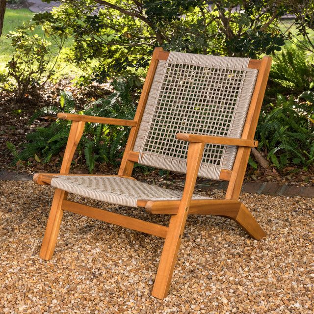 Patio Sense Vega Natural Stain Outdoor Chair – Kitchen50 Intended For Natural Wood Outdoor Chairs (View 7 of 15)