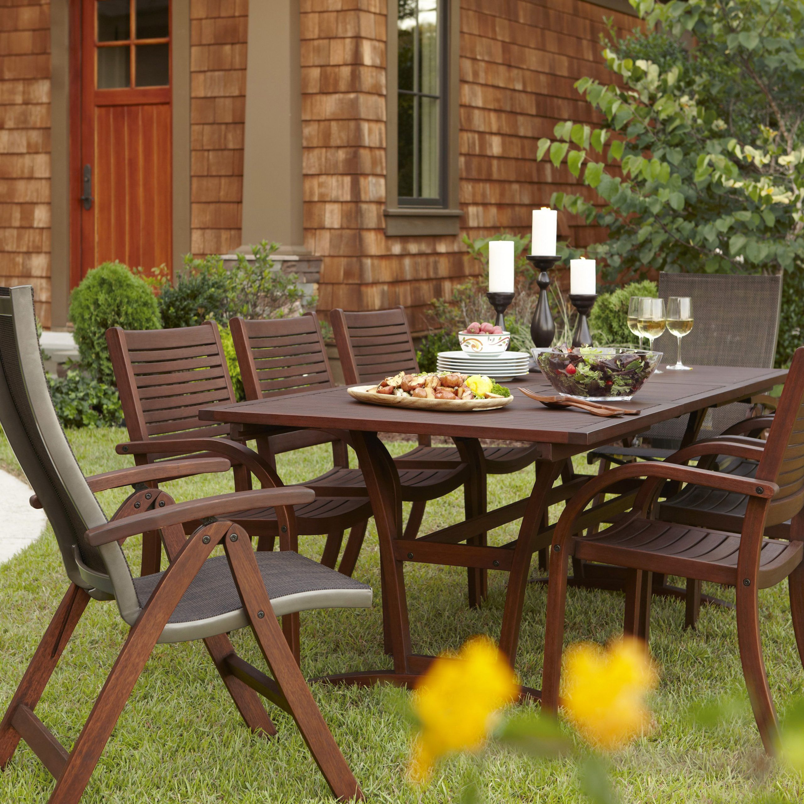 Pin On Patio Paradise Regarding Dark Wood Outdoor Chairs (View 3 of 15)
