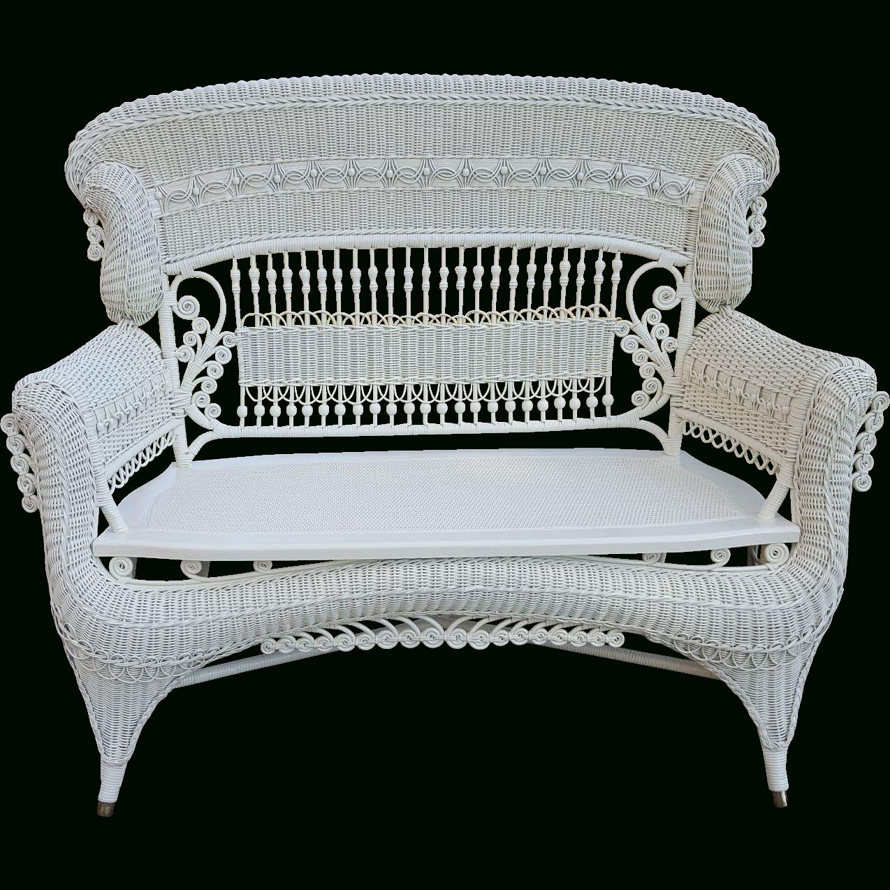 Pin On Victorian Wicker With Regard To White Fabric Outdoor Wicker Armchairs (View 12 of 15)