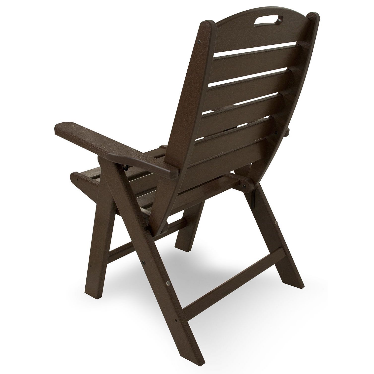 Polywood Nautical Highback Chair – Nautical Collection – Polywood With Charcoal Black Outdoor Highback Armchairs (View 10 of 15)