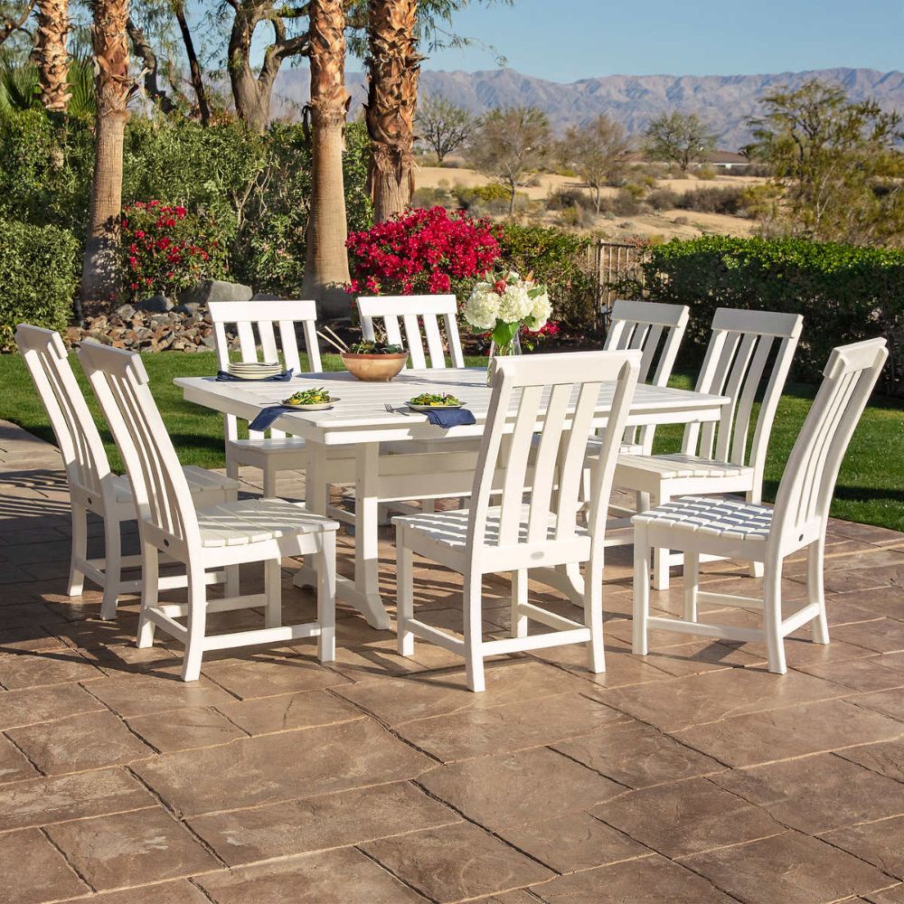 Prescott 9 Piece Dining Set | Outdoor Dining Set, Polywood Outdoor Intended For 9 Piece Square Patio Dining Sets (View 9 of 15)