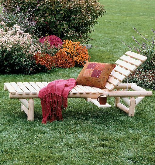 Rustic Natural Cedar Furniture – Lounge Chair (Cushions Sold Separately For Natural Wood Outdoor Lounger Chairs (View 6 of 15)