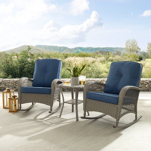 Sand & Stable Hanwell Wicker/Rattan 2 – Person Seating Group With With Regard To Rattan Wicker Sand Outdoor Seating Sets (View 14 of 15)