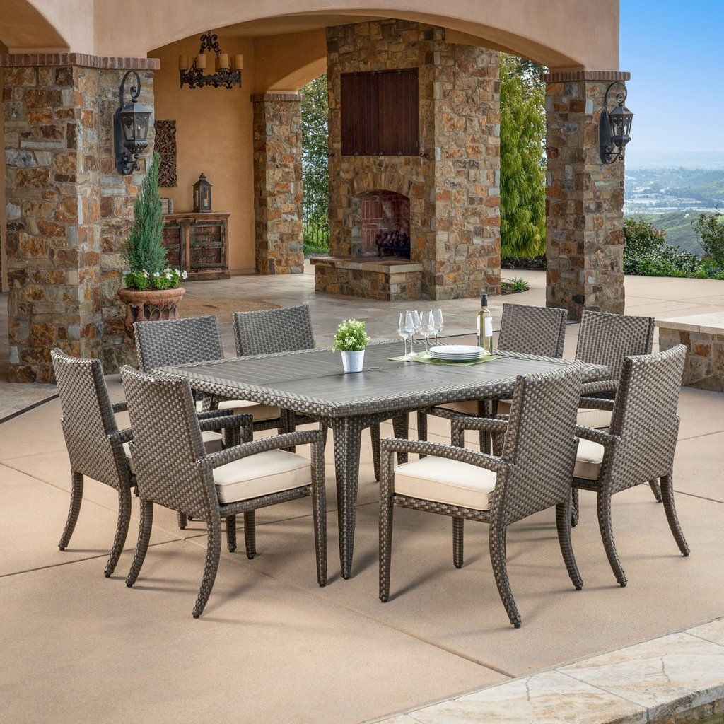 Sidney 9 Piece Dining Setsidney 9 Piece Dining Set | Dining Set, Square In 9 Piece Square Dining Sets (View 2 of 15)