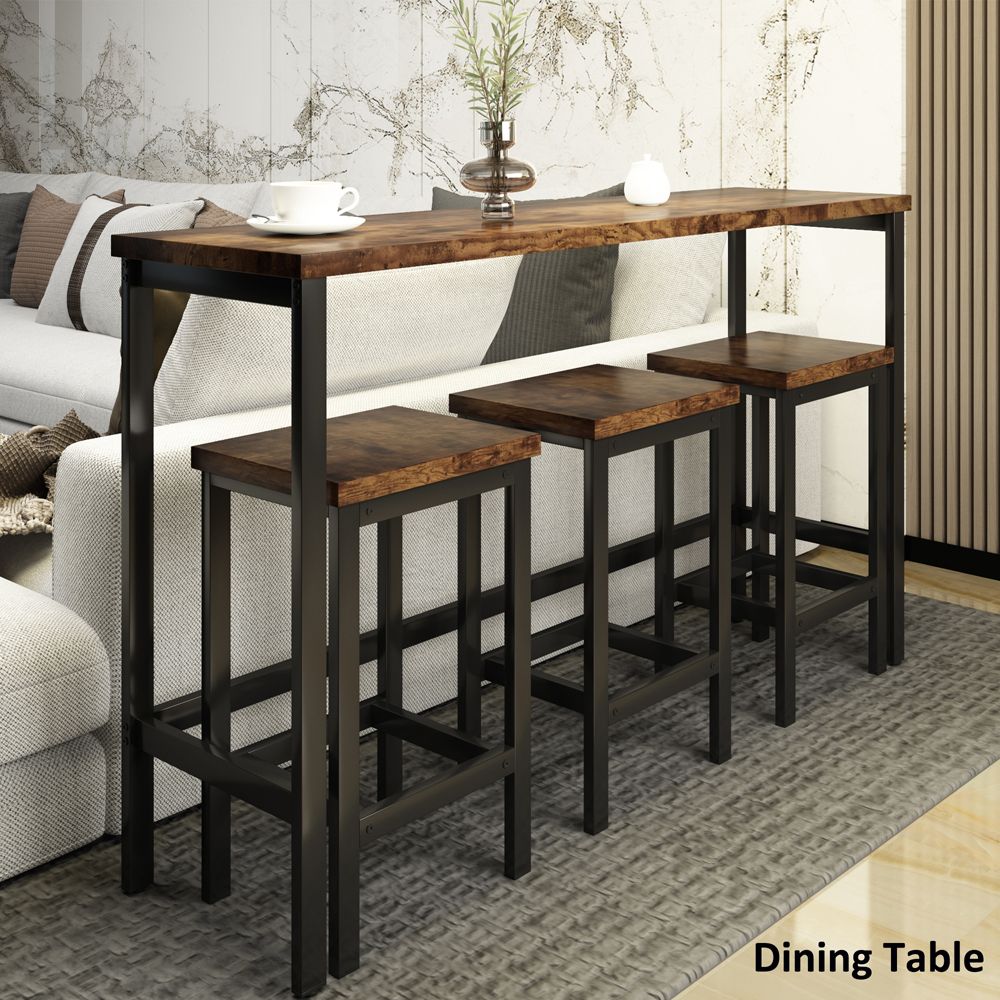Small Kitchen Table Set For 3, Modern Dining Room Table Set With 3 Inside Wood Bistro Table And Chairs Sets (View 7 of 15)