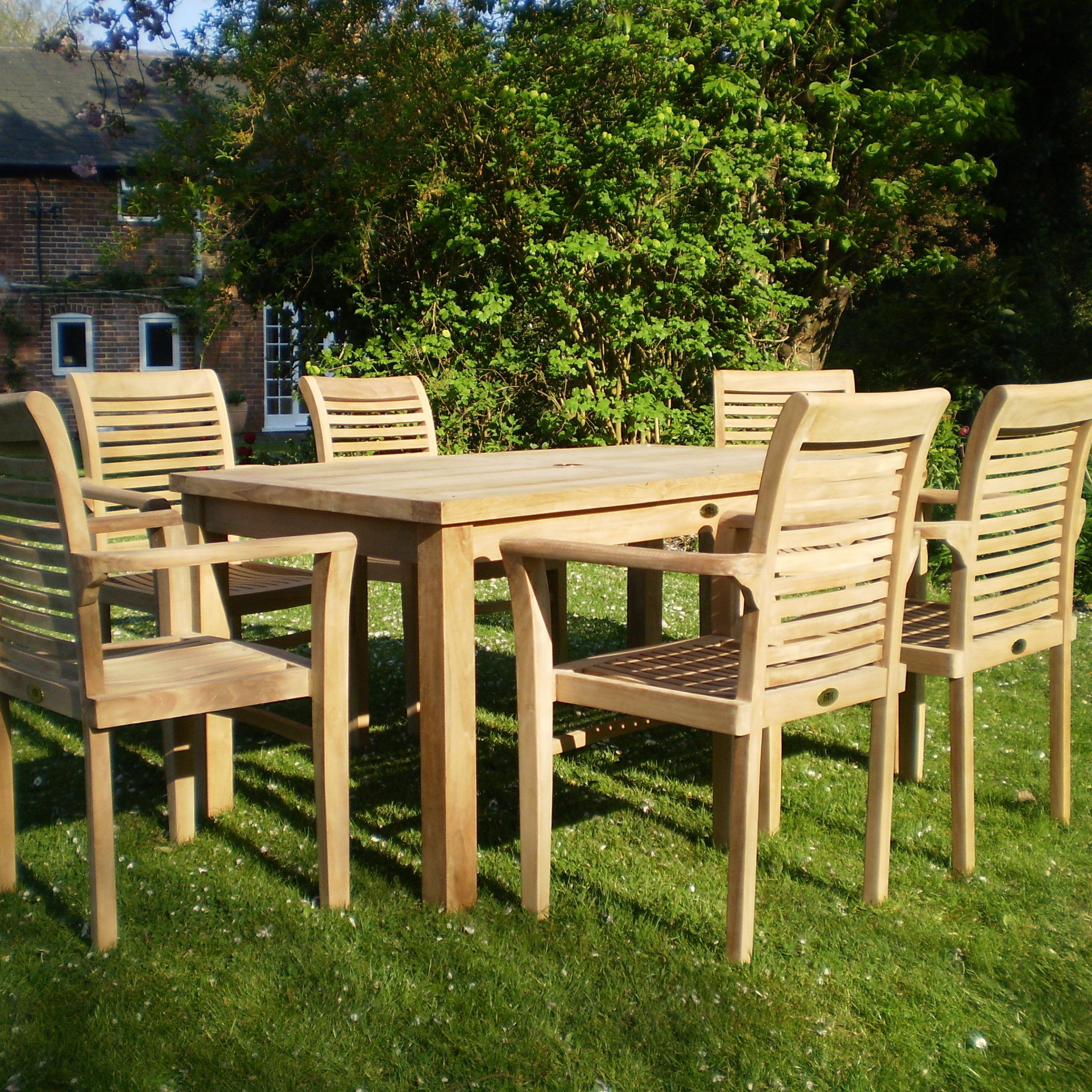 Teak Patio Furniture – Chairs And Tables Uk – Teak Garden Furniture Pertaining To Teak Outdoor Loungers Sets (View 2 of 15)
