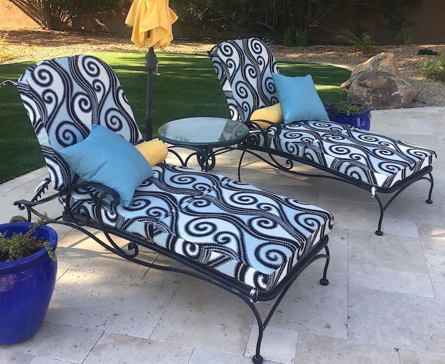 Thanks Again For A Great Job On The Cushions! | Custom Outdoor Cushions Inside Green Outdoor Seating Patio Sets (View 7 of 15)