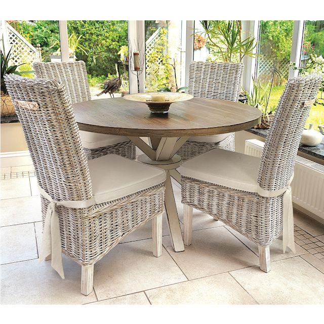 This Is Lovely: Inspiration For Painted Furniture | Rattan Dining With Natural Woven Modern Outdoor Chairs Sets (View 6 of 15)