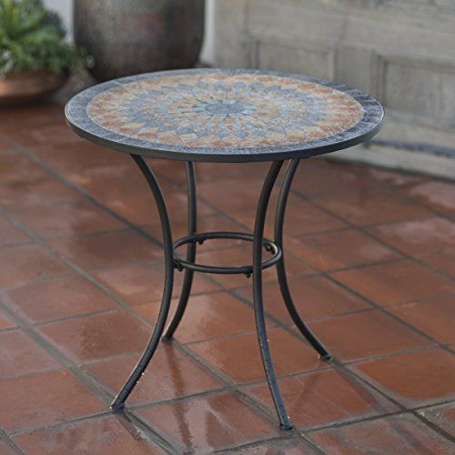 Top 9 Mosaic Bistro Table – Patio Bistro Tables – Lowerover With Ocean Mosaic Outdoor Accent Tables (View 11 of 15)
