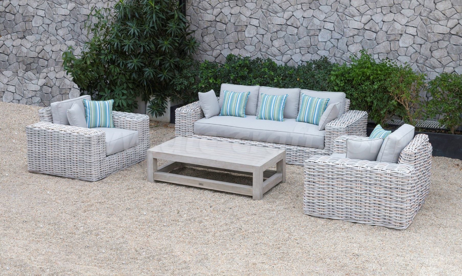 Unique Resin Wicker Sofa Set Rasf 178 – Atc Furniture – Rattan Wicker Intended For Outdoor Wicker Sectional Sofa Sets (View 9 of 15)