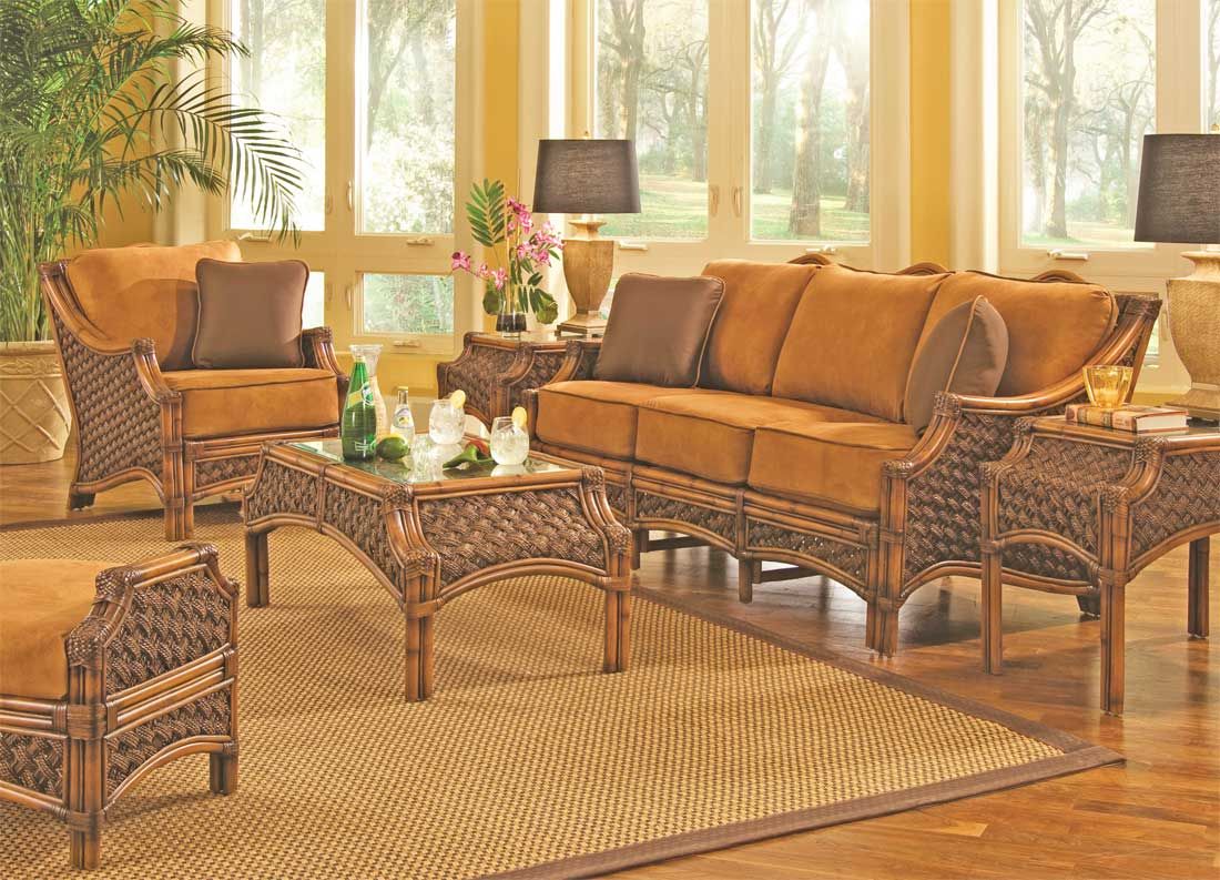Wicker Aloha Rattan Framed Natural Wicker Furniture Sets Intended For Natural Woven Outdoor Chairs Sets (View 15 of 15)