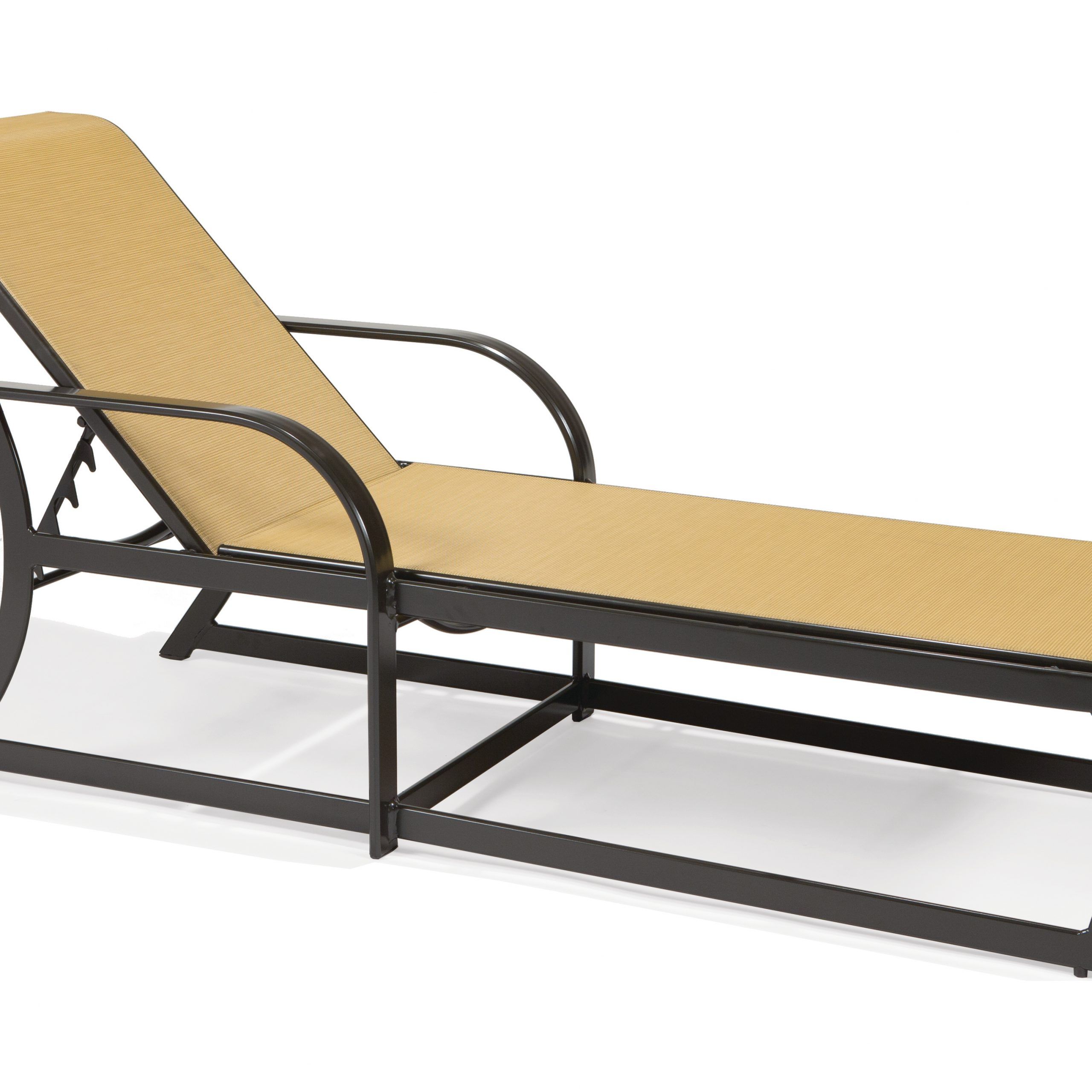 Winston Key West Sling Aluminum Arm Chaise Lounge | M8009 Throughout Steel Arm Outdoor Aluminum Chaise Sets (View 1 of 15)