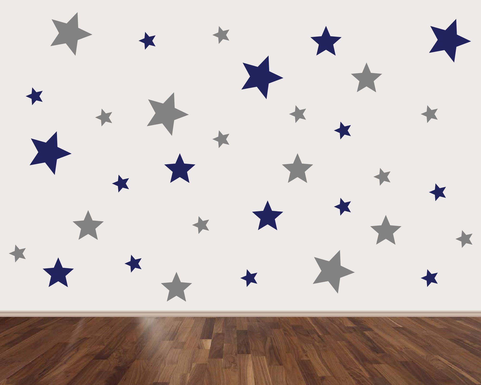 125 Star Wall Art Stickers 3 Sizes 2 Colours, Stars Pattern Wall Decals,  Star Nursery Wall Stickers, Star Stickers, Star Decals, Stars Decor –  Decals Online For Stars Wall Art (View 8 of 15)