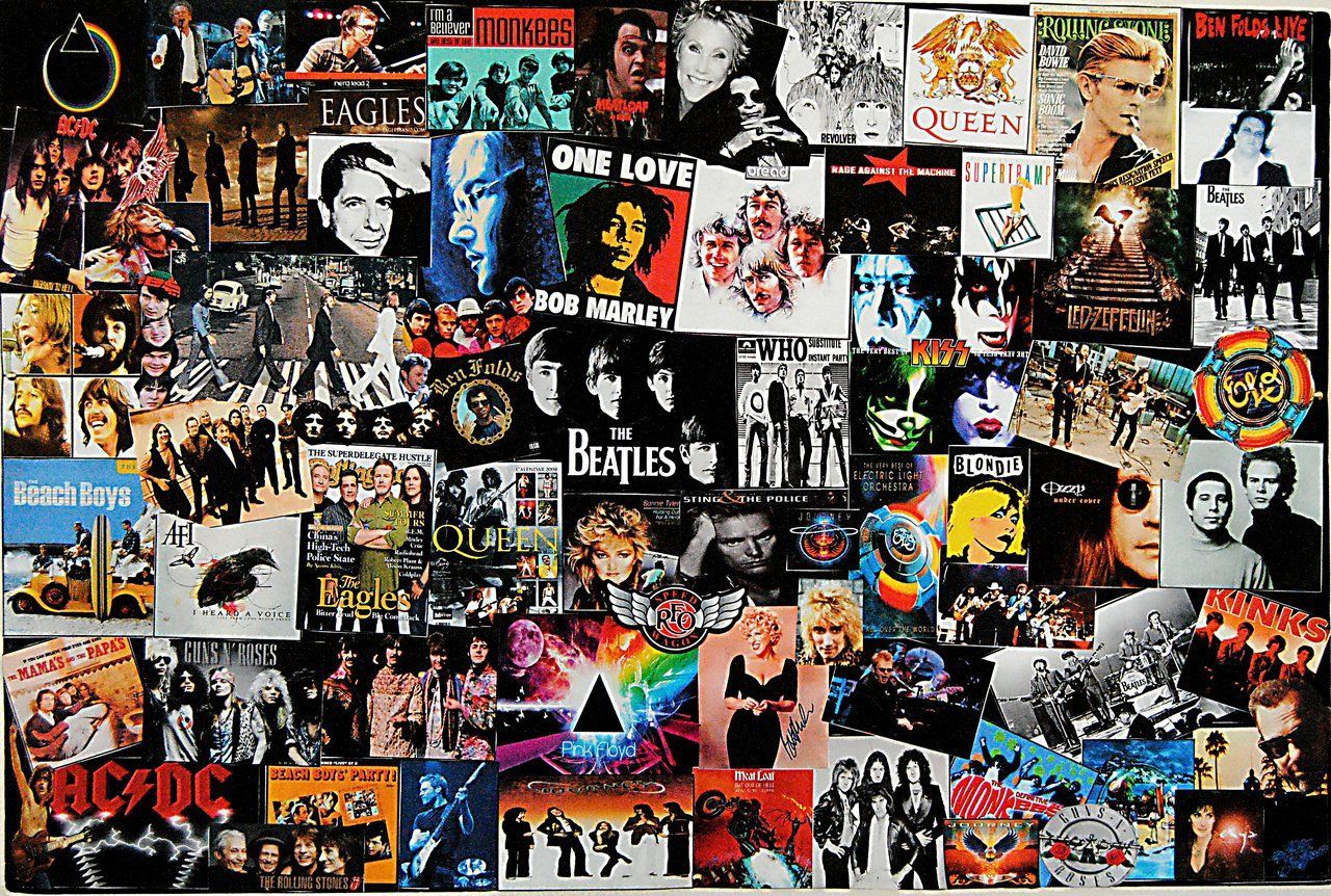 16 Struggles Of A Classic Rock Obsessed Millennial | Rock Collage, Canvas  Print Collage, Collage Poster Inside Classic Rock Wall Art (View 4 of 15)