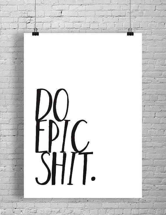 23 Artfully Profane Wall Prints That Are Just Keeping It Real | Wall Art  Quotes, Inspirational Posters, Inspirational Wall Art Intended For Funny Quote Wall Art (View 11 of 15)
