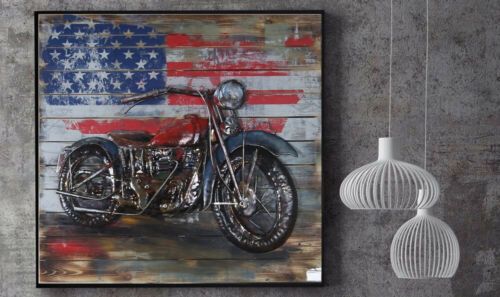 3D Metal Wall Art With Retro Motobike For Home Decorative Rust Proof  Dealgift | Ebay In Vintage Rust Wall Art (View 14 of 15)