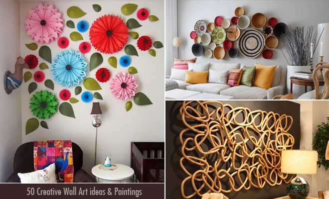 50 Creative Wall Art Ideas And Wall Paintings For Your Inspiration Within Inspired Wall Art (View 2 of 15)