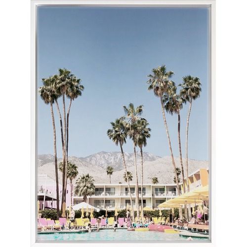 A La Mode Studio Palm Springs Canvas Wall Art | Temple & Webster Pertaining To Palm Springs Wall Art (View 1 of 15)