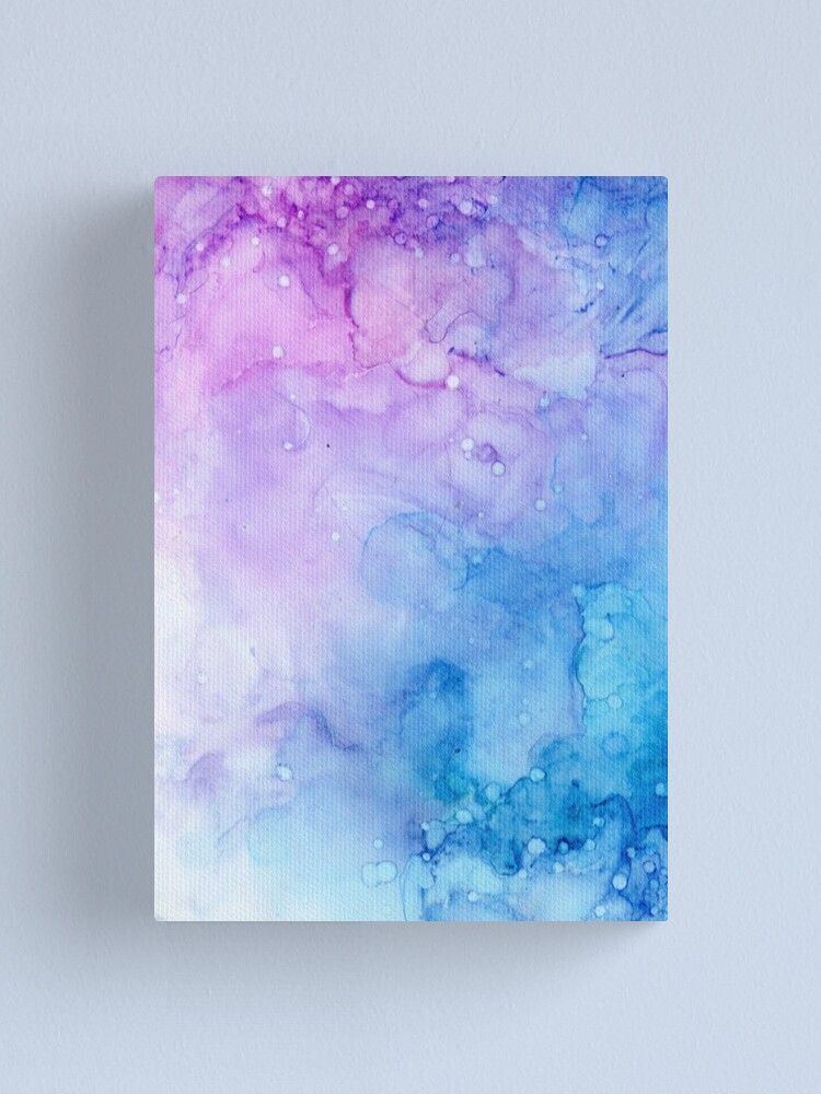 Abstract Alcohol Ink Painting" Canvas Print For Salerbex Art | Redbubble For Ink Art Wall Art (View 14 of 15)