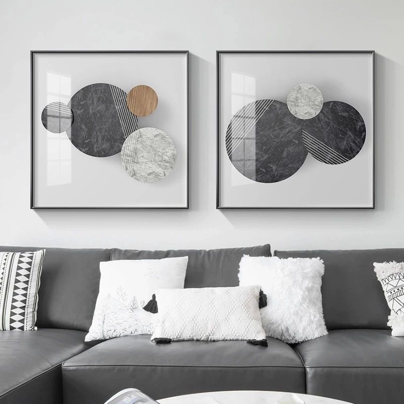 Abstract Dream Circle Pattern Canvas Painting Poster And Print Modern Wall  Art Simple Pictures For Living Room Bedroom Home Deco|Painting &  Calligraphy| – Aliexpress Throughout Modern Pattern Wall Art (View 10 of 15)