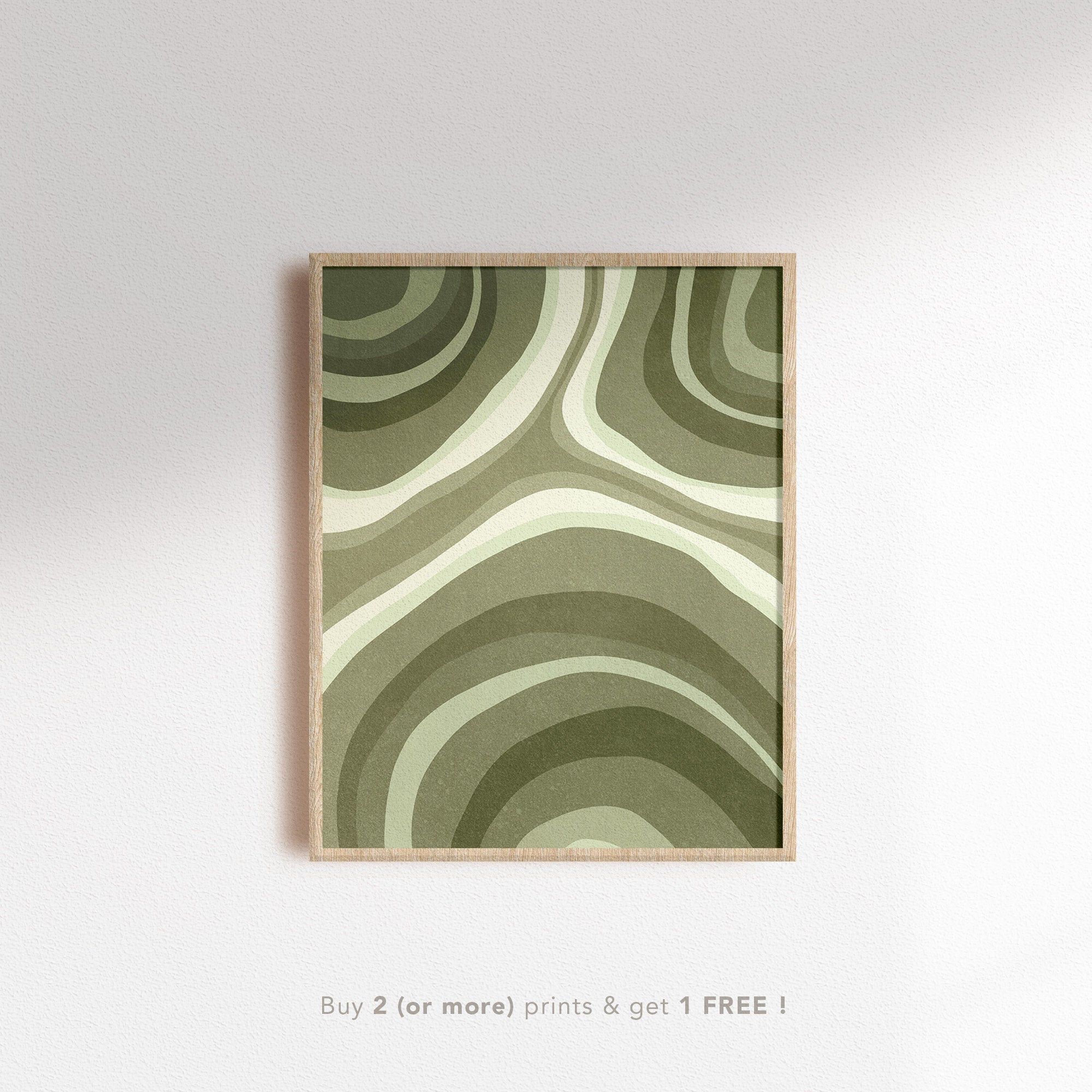 Abstract Green Pattern Wall Art Olive Green Printable Wall – Etsy | Small Canvas  Art, Green Artwork, Green Canvas Art Within Olive Green Wall Art (View 9 of 15)