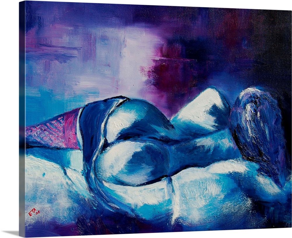 Blue Nude 45 Wall Art, Canvas Prints, Framed Prints, Wall Peels | Great Big  Canvas Inside Blue Nude Wall Art (View 6 of 15)
