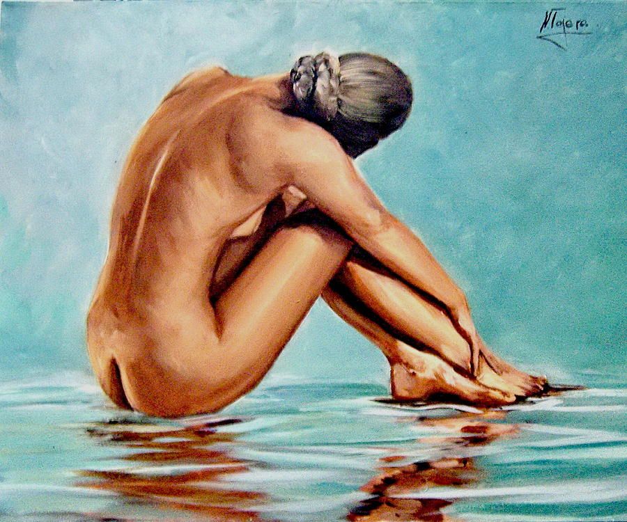 Blue Nude Paintingnatalia Tejera – Fine Art America Pertaining To Blue Nude Wall Art (View 13 of 15)