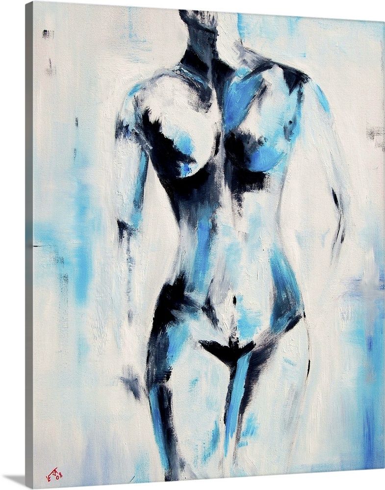 Blue Nude Wall Art, Canvas Prints, Framed Prints, Wall Peels | Great Big  Canvas Within Blue Nude Wall Art (View 5 of 15)