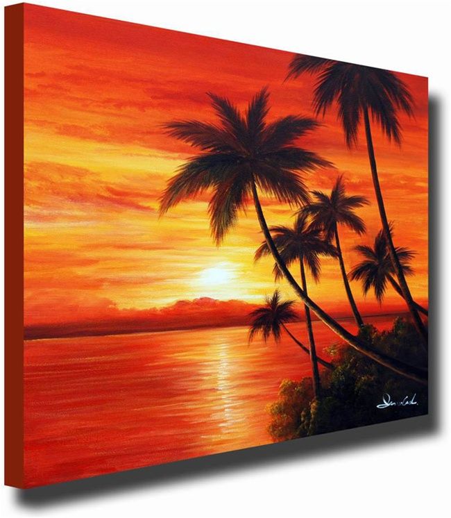 Classic Sunrise – Original Artwork | 50% Off @ Canvas Paintings With Sunrise Wall Art (View 6 of 15)