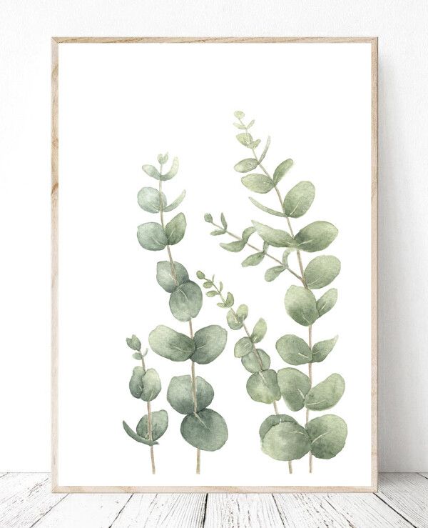 Digitalartnadi Eucalyptus Leaves Watercolor Printable Wall Art Jpg And Png,  Eucalyptus Dollar Leaf Printable, Plant Print Wall Decor, Botanical Prints  Instant Download Digital Poster Buy From Azum: Price, Reviews, Description,  Review With Eucalyptus Leaves Wall Art (View 13 of 15)